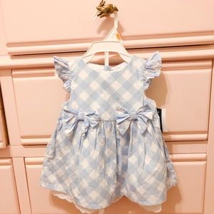 NWT Crown & Ivy gingham dress with bloomers